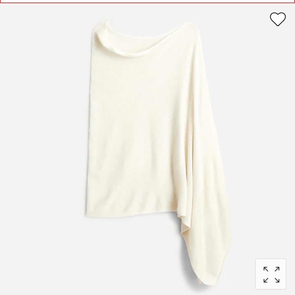 J Crew Cashmere Poncho